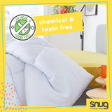 Just Right Snug Duvet, 10,5 Tog, Hohlfaser, weiß, Doppelbett Bettdecken und Steppdecken Naty Shop