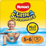 Huggies Little Swimmers Einweg-Schwimmwindeln für Babys und Kleinkinder, Größe 5–6 (12–18 kg), 11 Schwimmwindeln, Unisex