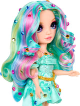 Rainbow High Be Dazzling Modepuppe – Celine Türkis – Blaugrün, 28 cm, mit Dekorationswerkzeug, funkelnden Edelsteinen und Styling-Accessoires