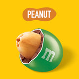 M&M's Erdnuss-Schokoladen-Großpackung, 24 x 45 g Schokoladen-Linsen mit Erdnussgeschmack, Schokoladengeschenk (1080 g), ideal als Leckerbissen zum Thema Fußball