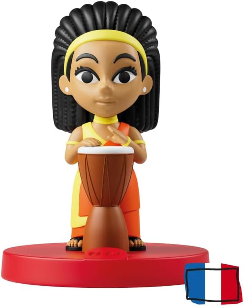 Klangfigur - Afrikanische Musik: Klangfigur für Geschichtenerzähler, inkl. 1x Klangfigur, Gebrauchsanweisung, geeignet für Little Kid, Kid, Maße: 5x5x6,5 cm Jucarii Bebe Naty Shop Standardtitel