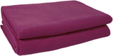Zoeppritz Decke in der Farbe: Rot, Aus 65 % Polyester, 35 % Viskose hergestellt, Größe: 160X200 Cm, 103291-235-160X200