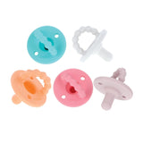 Nuby – Set mit 5 kieferorthopädischen Schnullern und Schnullern aus weichem Silikon | 3 Modelle für Tag und Nacht | 2 Modelle, die im Dunkeln leuchten | BPA-frei | Brustähnliche Form | Für 18-36 Monate