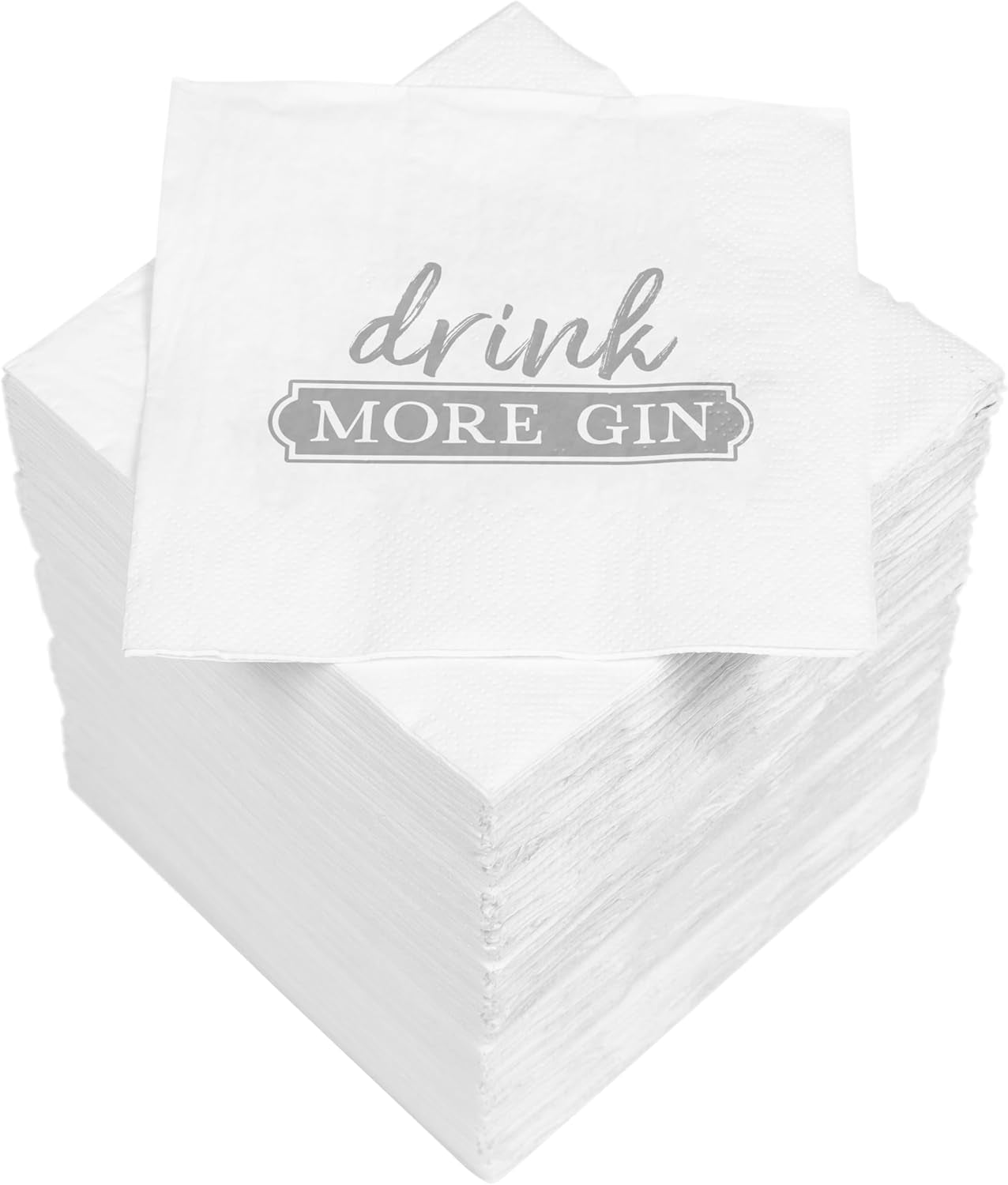 HEKU Cocktailservietten „Schön Dass Du Da Bist“, 3-lagig, 25X25Cm, 150 Stück I Elegantes Design I Ideal für Feiern I Praktisch verpackt