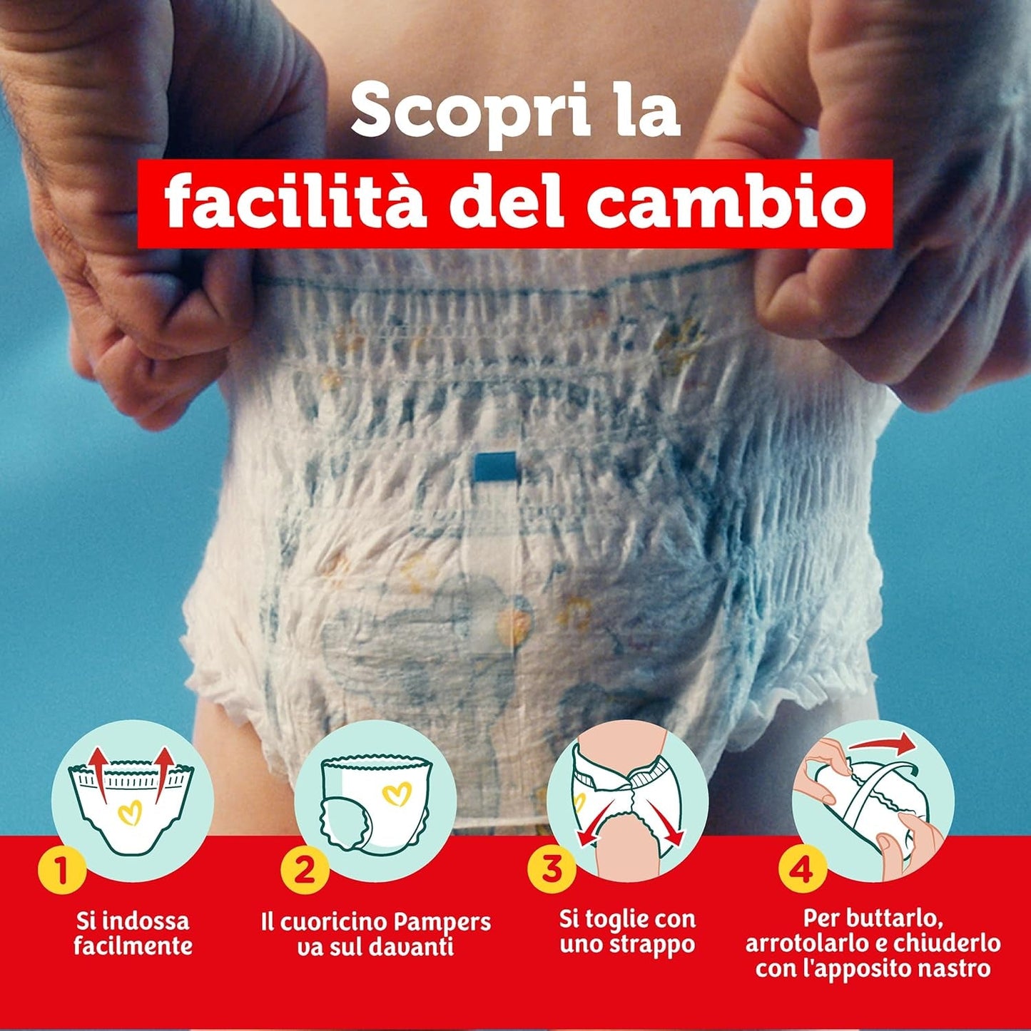 Pampers Baby Dry Junior Windeln, DWCT Doppelpack, Größe 5 (12–18 kg), 28 Windeln