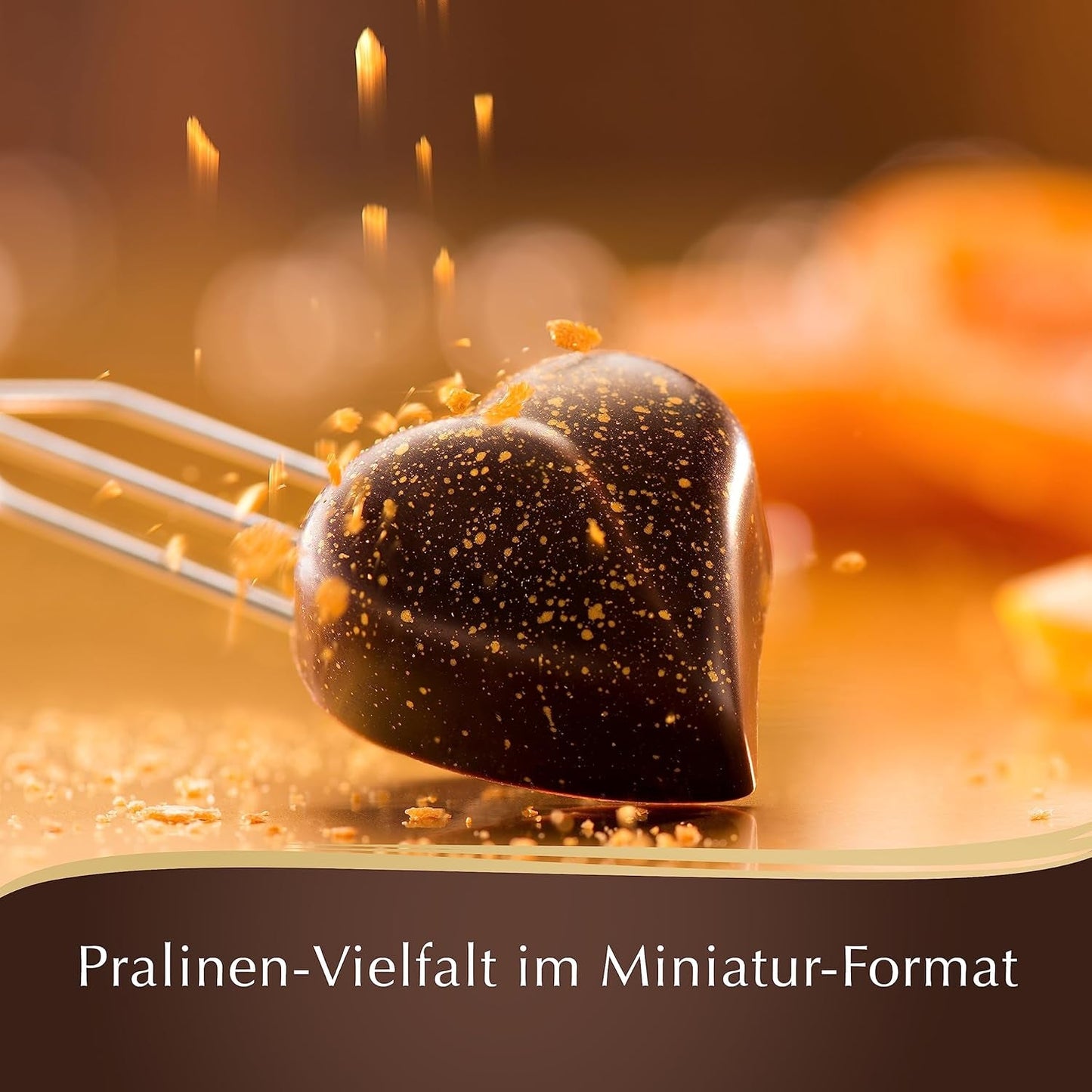 Schokolade - Mini-Pralinen aus dunkler Schokolade | 90 g | Box mit 18 Pralinen, jeweils in 6 köstlichen Sortimenten | Schokoladengeschenk | Schokoladengeschenk (4er-Pack)