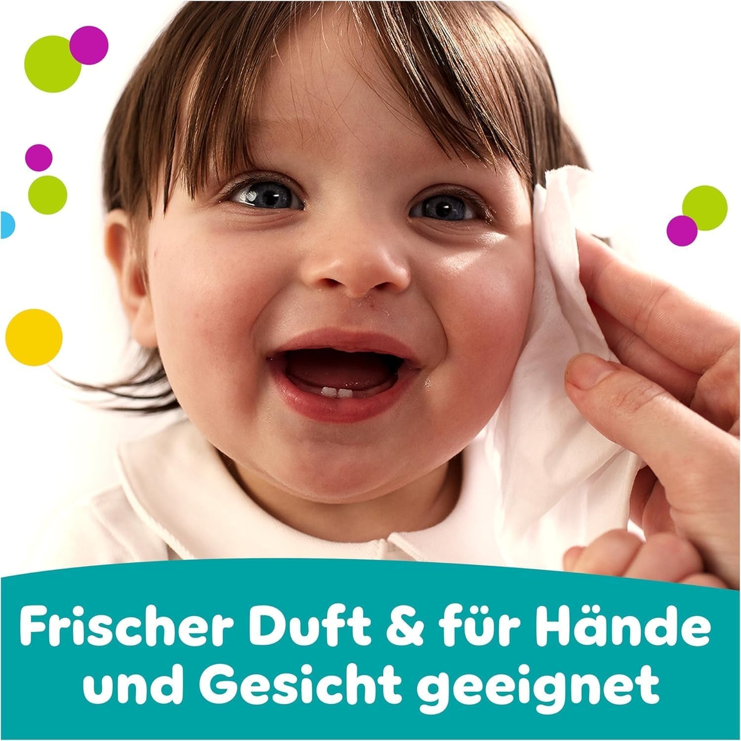 Pampers Fresh Clean Wet Wipes, 1872 Tücher (36x52 Stück), leicht parfümiert, auch für Hände und Gesicht geeignet
