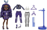 Rainbow High Fashion Doll – Kristal Bailey – Indigo-Puppe mit 2 Deluxe-Outfits – inklusive Puppenzubehör der Serie 2 und Ständer – tolles Geschenk für Kinder und Sammler ab 6 Jahren