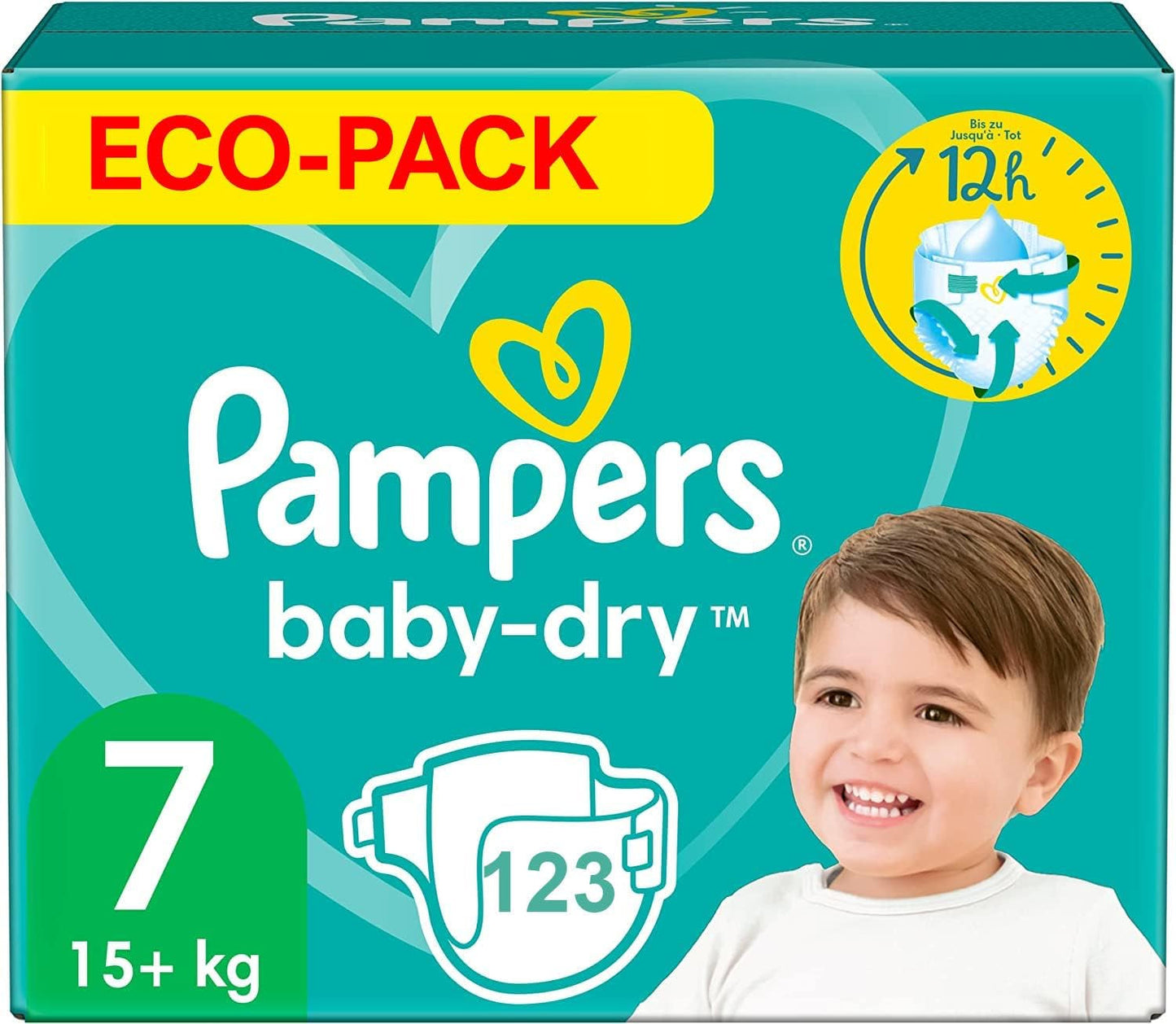 Windeln PAMPERS Baby-DRY Größe 7 123