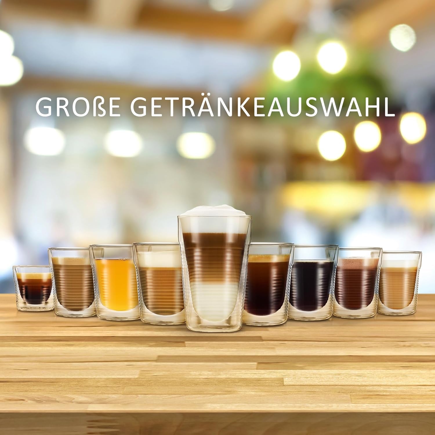 K-FEE TWINS II Kapsel-Espressomaschine für Kaffee, Tee und Kakao | Espressomaschine für große Tassen | Schnelles Aufheizen | 2,3 l Wassertank | 19 Takte | Schwarz-Kupfer