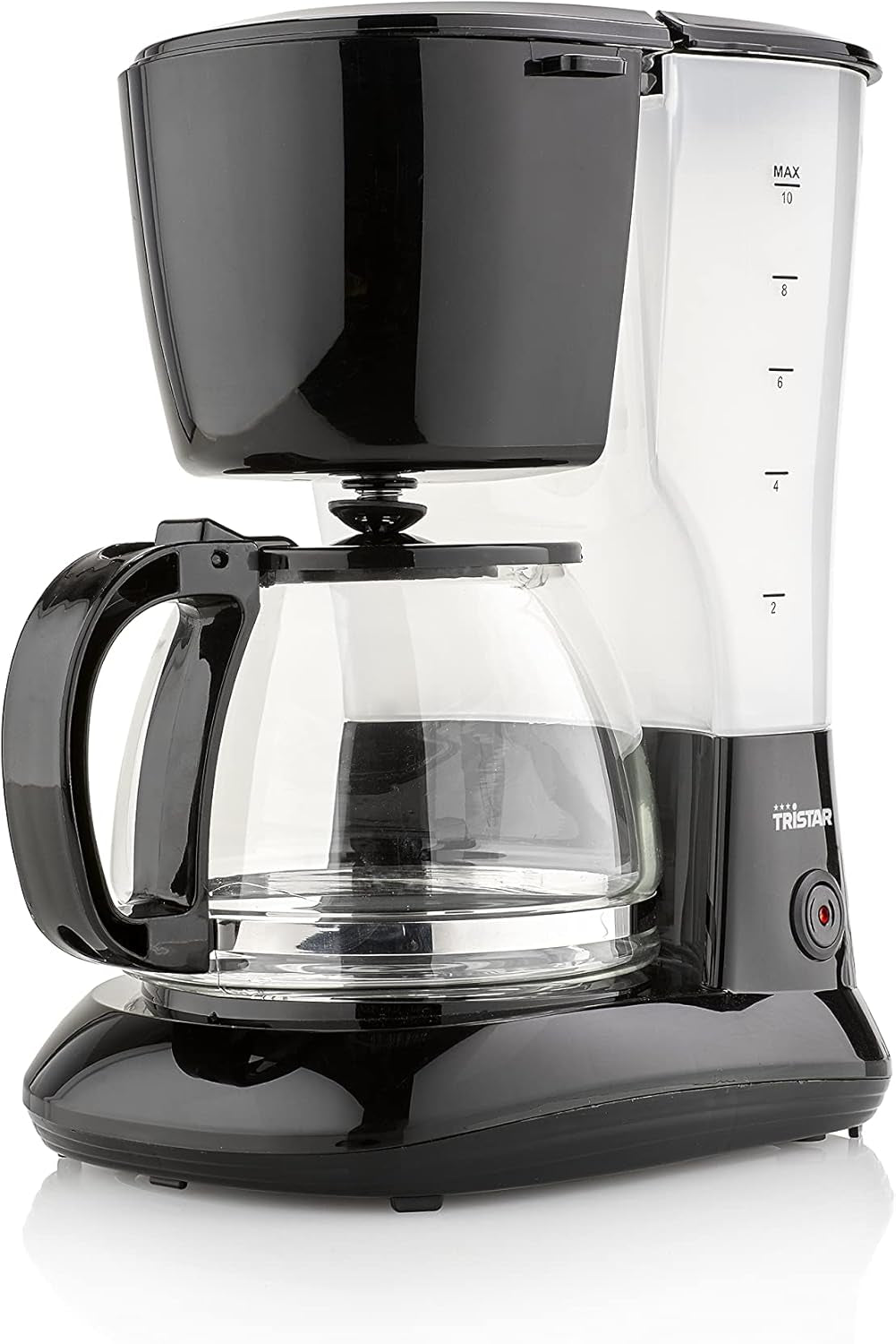 Tristar 1,25 l Kaffeemaschine – für 10–12 Tassen, auch für Camping geeignet, CM-1245, Schwarz