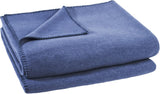 Zoeppritz Decke in der Farbe: Rot, Aus 65 % Polyester, 35 % Viskose hergestellt, Größe: 160X200 Cm, 103291-235-160X200