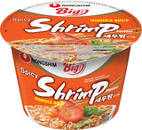 Nong Shim Instant-Nudeln mit Garnelen, große Schüssel – koreanische Ramen-Suppe – schnelle Zubereitung – 115 g (1 Packung)