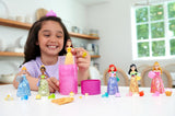 Disney Princess Color Reveal – 6 wasseraktivierte Überraschungspuppen, Zubehör, für Kinder ab 3 Jahren, Arielle, Tiana, Mulan, Aschenputtel, Belle, Aurora, HPX39