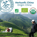 Khla – Bio-Oolong-Tee 100 g – Blauer Tee – natürlicher loser Tee – asiatischer Bio-Tee – lose und geschnitten – Kräuter- und Aufgusstee – aus China
