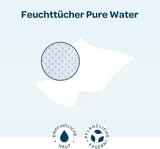 BIOLANE – Baby-Feuchttücher mit 99,9 % Wasser – reines Wasser – Packung mit 12 x 48 Stück (576 Tücher) – für empfindliche Haut – ab der Geburt – parfümfrei – Pflege zum Wickeln und Reinigen von Babys
