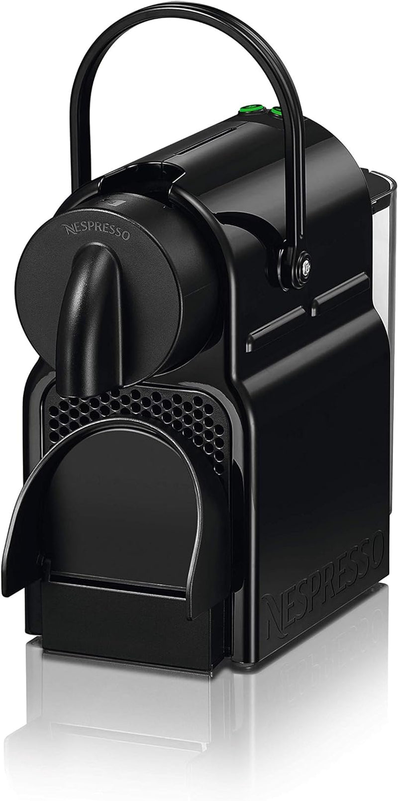 Nespresso Kapsel-Espressomaschine De'Longhi EN 80.B Inissia, Hochdruckpumpe und Energiesparfunktion, automatische Abschaltung nach 9 Minuten, Tassenvolumen für Espresso und Lungo, 0,7 l Wassertank, schwarz