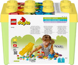 LEGO DUPLO Classic Brick Box Cars and Trucks, Fahrzeug-Spielset für Kinder ab 1,5 Jahren, kreatives Lernspielzeug, Autospielzeug und Rennwagen-Set 10439 Bausätze Besuchen Sie den LEGO-Store
