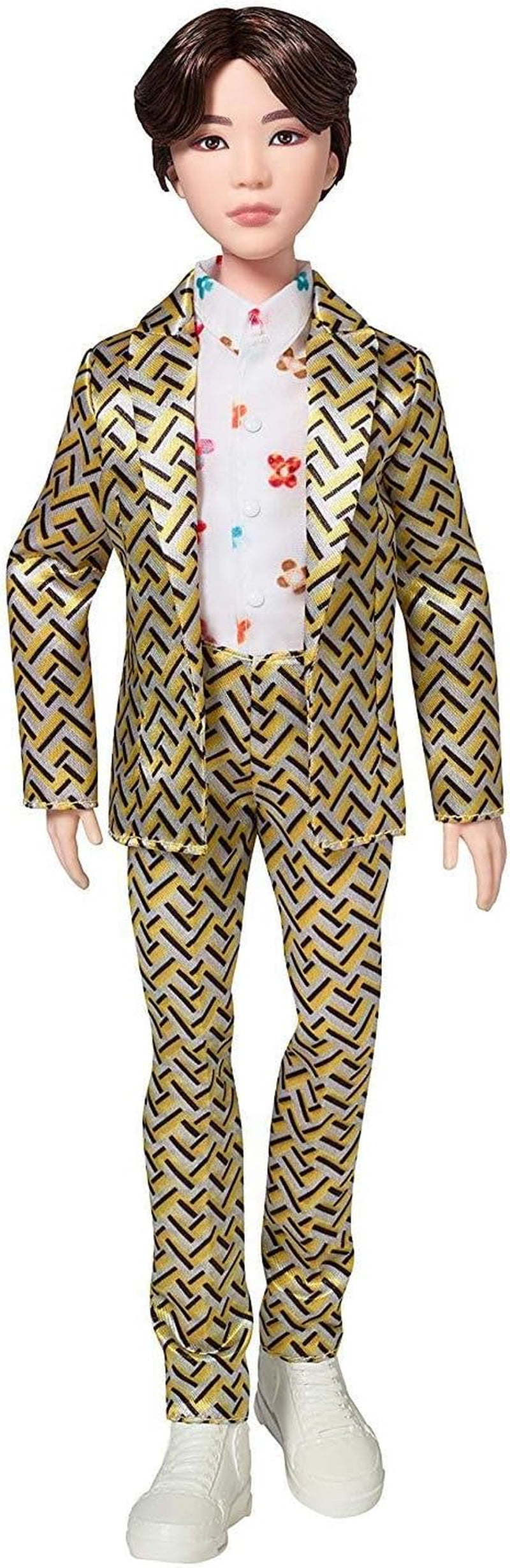 Mattel GKC92 – BTS Idol Suga Actionfigur, K-Pop Merch-Sammelspielzeug, mehrfarbig