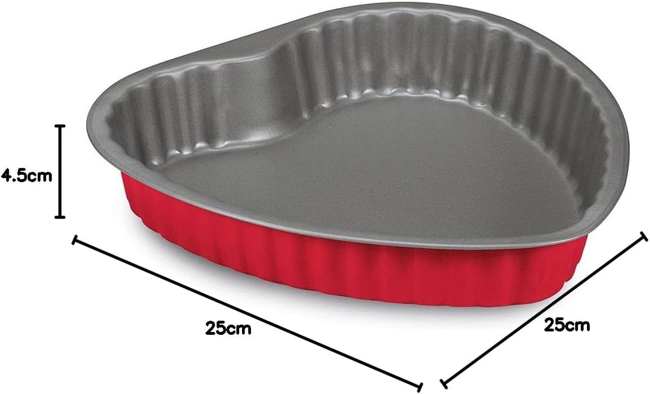 508000000hgnam Rossana 2.0, Herzform 25 cm, Stahl mit unzureichender Beschichtung, Formen und Bleche zum Backen Naty Shop