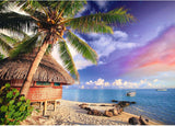 Trefl – Bora-Bora-Insel – 500-teiliges Puzzle – DIY-Puzzle mit Feiertagsansicht, kreative Unterhaltung, Spaß, klassisches Puzzle für Erwachsene und Kinder ab 10 Jahren. Puzzle Naty Shop