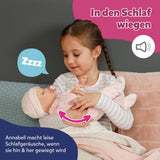 BABY Born Annabell 43 cm – Weiche Puppe mit 7 elektronischen Funktionen und Sound – Geeignet für Kinder ab 3 Jahren – Puppe inklusive Zubehör – Benötigt Batterien