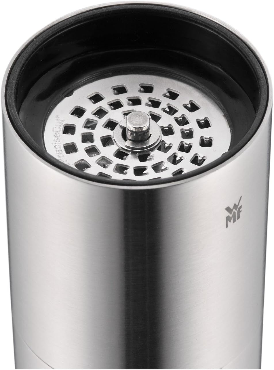 WMF Gourmet Gewürzmühle 10,5 cm, Edelstahl Cromargan Mühlen und Hobel Naty Shop