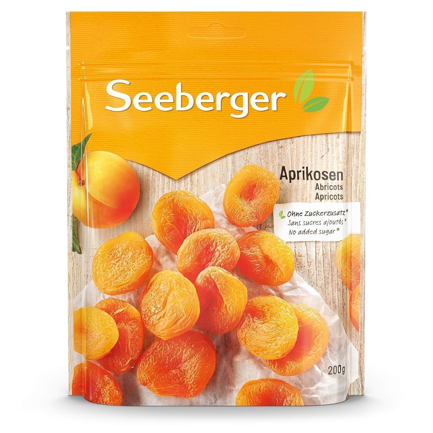 Seeberger Aprikosen 200g Naty Shop dehydrierte Produkte 200G