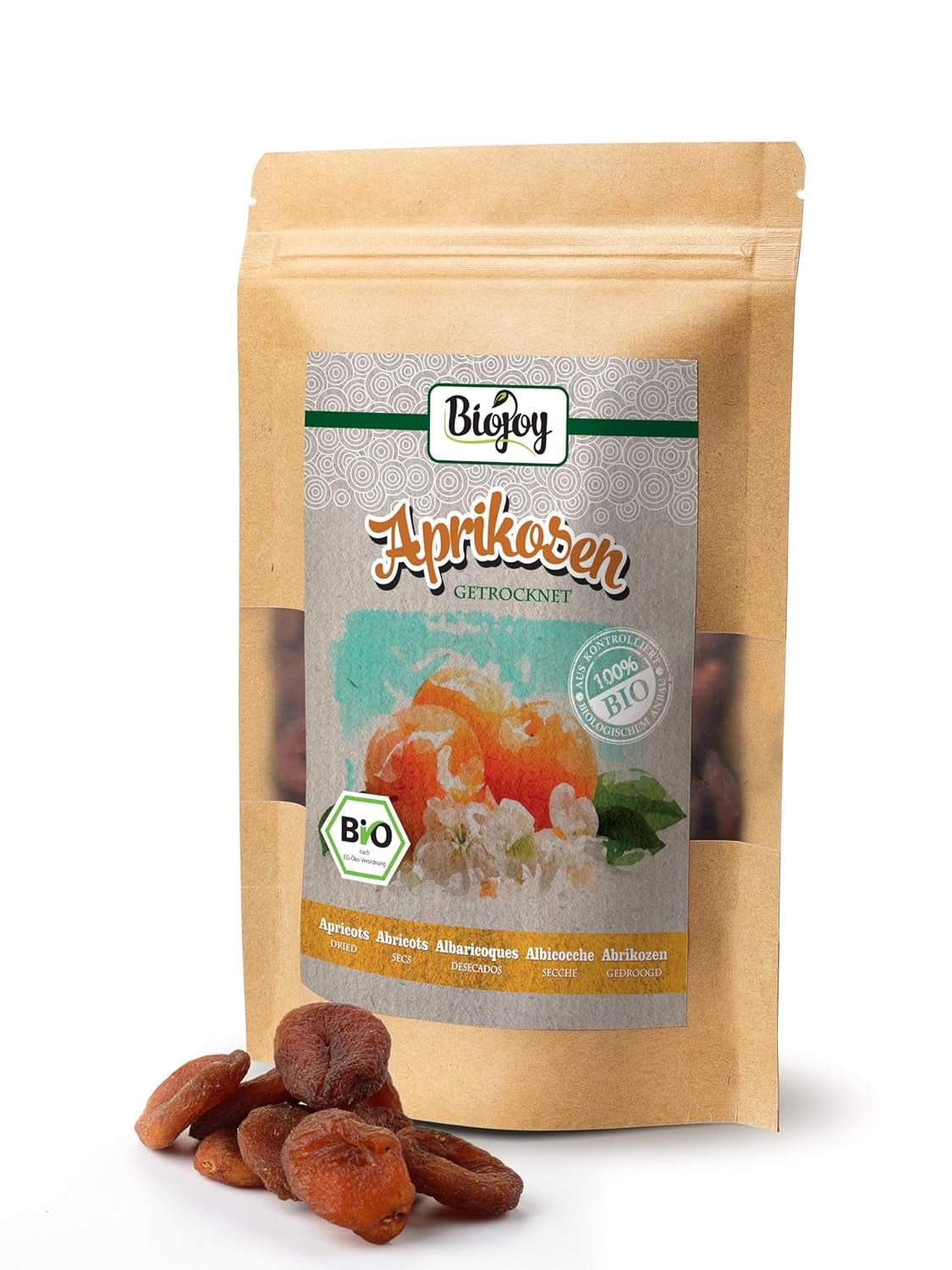 Biojoy getrocknete Aprikosen (500 g), ungeschwefelt Dehydrierte Produkte Mein Shop