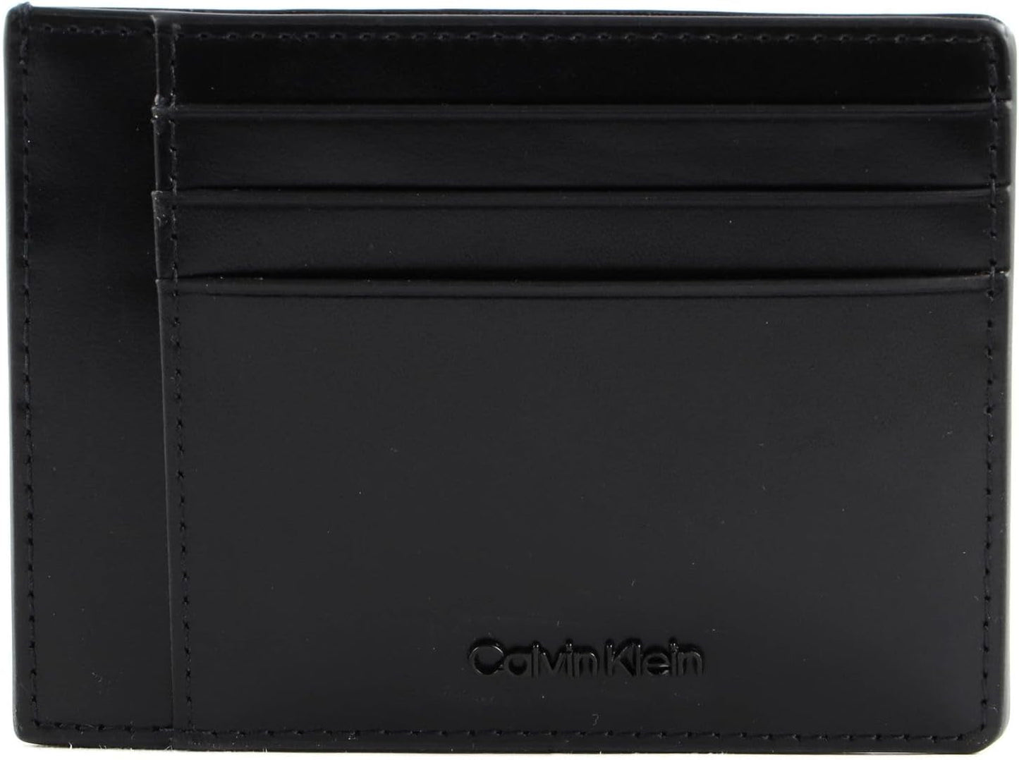 Calvin Klein CK MEDIAN ID CARDHOLDER Geldbörse für Herren, schwarz (Ck Black), OS Men's Wallet Naty Shop