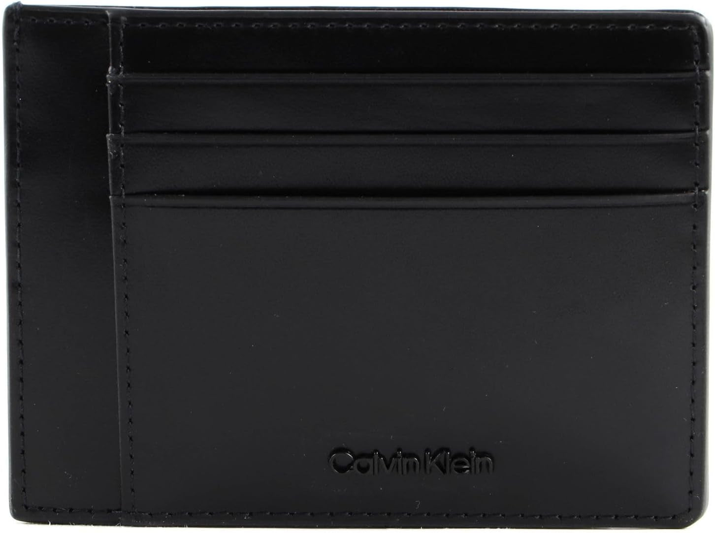 Calvin Klein CK MEDIAN ID CARDHOLDER Geldbörse für Herren, schwarz (Ck Black), OS Men's Wallet Naty Shop