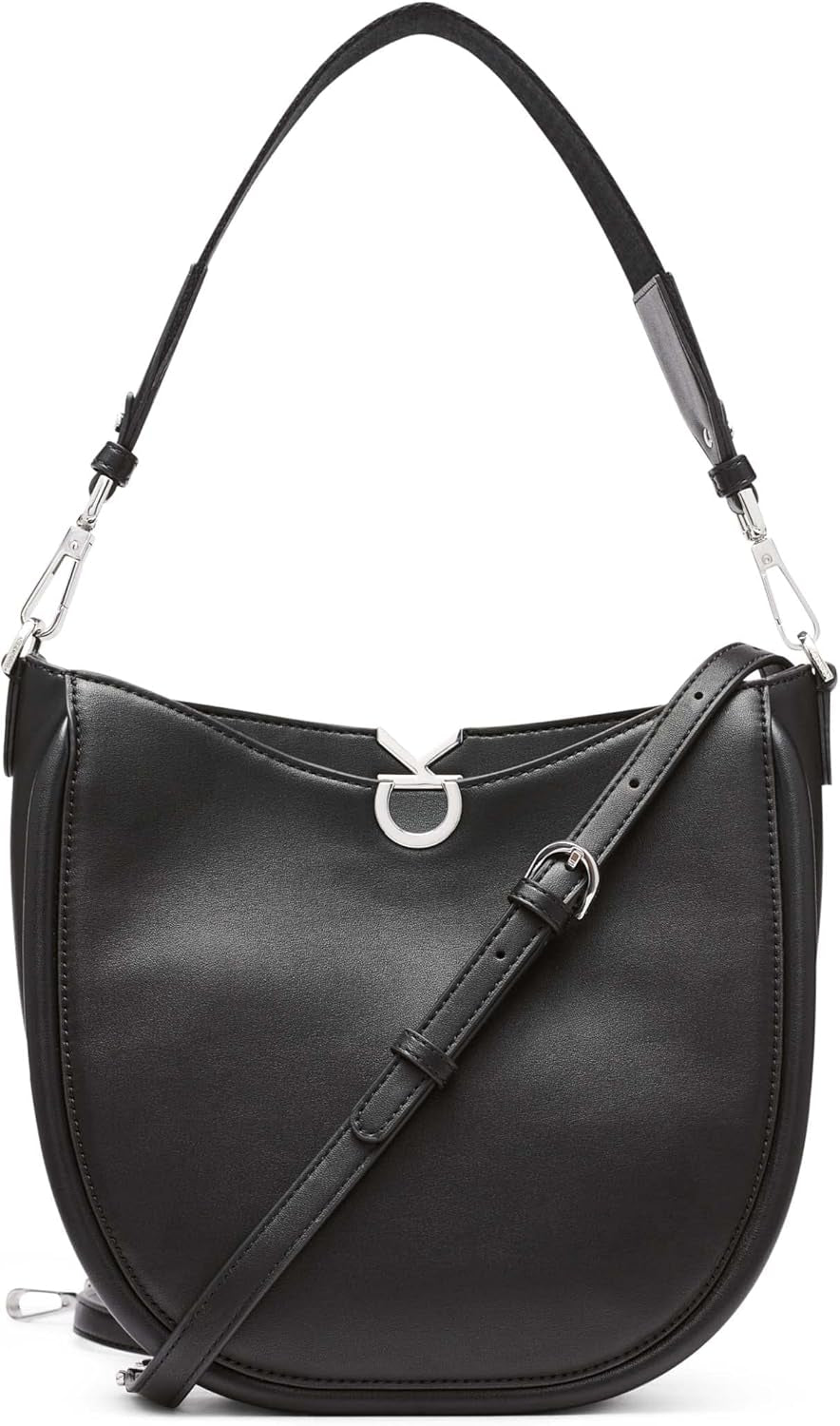 Calvin Klein Umhängetasche Crisell Crescent Umhängetasche Damentaschen Naty Shop Schwarz/Silber