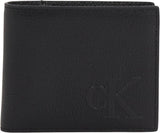 Calvin Klein Men's Sculpted Impression Billfod Cc Lv04g1022g Travel Accessories Bi-Fold Wallet Herrenbrieftasche Naty Shop Black (Na Black) Os
