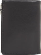 Calvin Klein METAL CK TRIFOLD 6CC W/DETACH C Herren-Geldbörse, Schwarz (Ck Black), OS Herren-Geldbörse Naty Shop