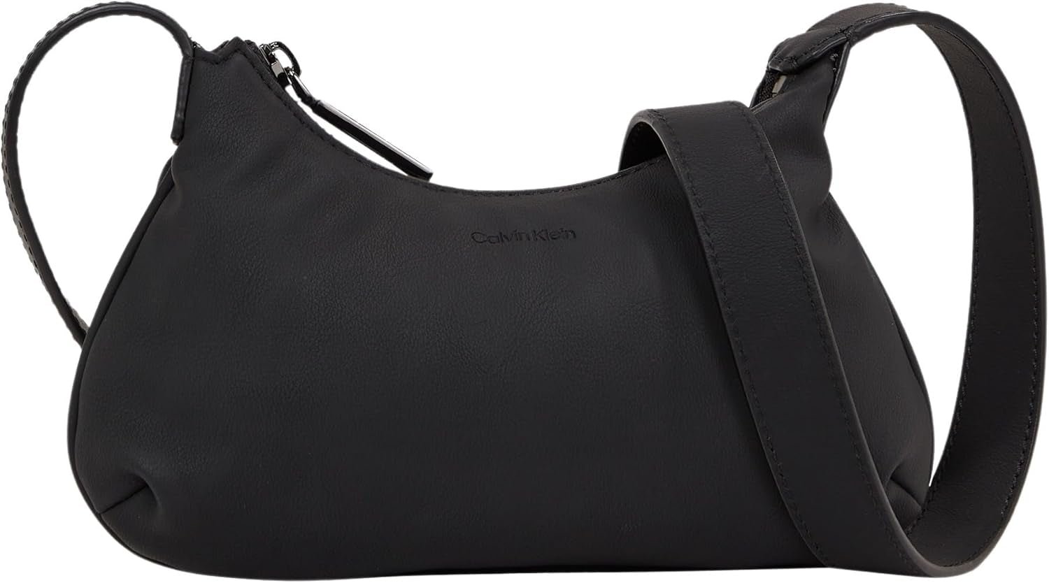 Calvin Klein Crossbody Klein Zipper Shoulder Bag, Schwarz (Ck Black), Life Size Bags Damen Naty Shop Default Title