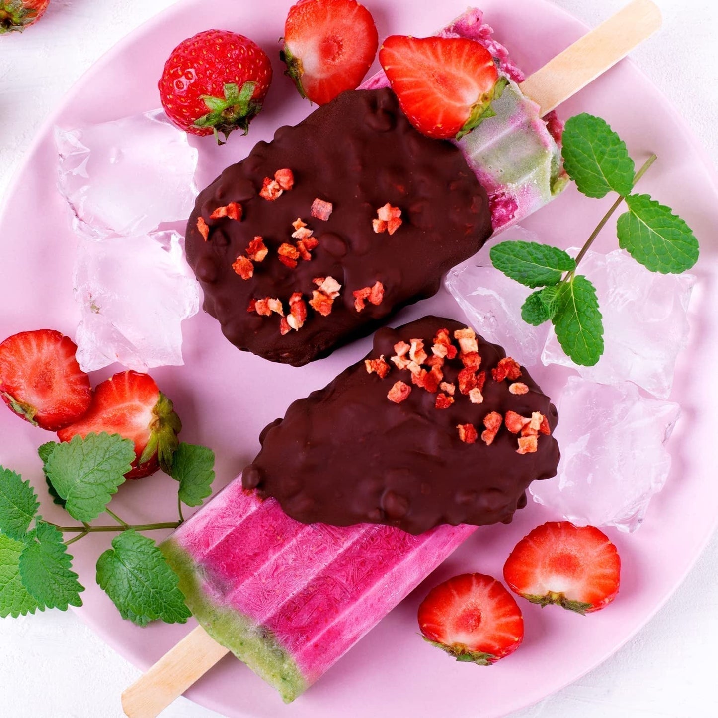 Gefriergetrocknete Erdbeeren, Stücke 100 g – Gefriergetrocknete Erdbeeren, dehydrierte Produkte Naty Shop