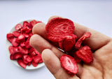 Gefriergetrocknete Erdbeeren | Gefriergetrocknete Früchte Gefriergetrocknet | Trockenfrüchte ohne Zucker Trockenfrüchte | Getrocknete Erdbeeren gefriergetrocknet | Gefriergetrocknete Früchte (90g) Dehydrierte Produkte Naty Shop