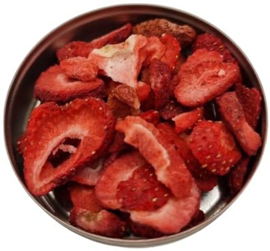 Gefriergetrocknete Erdbeeren in einer Box für Reisen, Nervennahrung, Entspannungsgeschenk, getrocknete Erdbeerprodukte Naty Shop