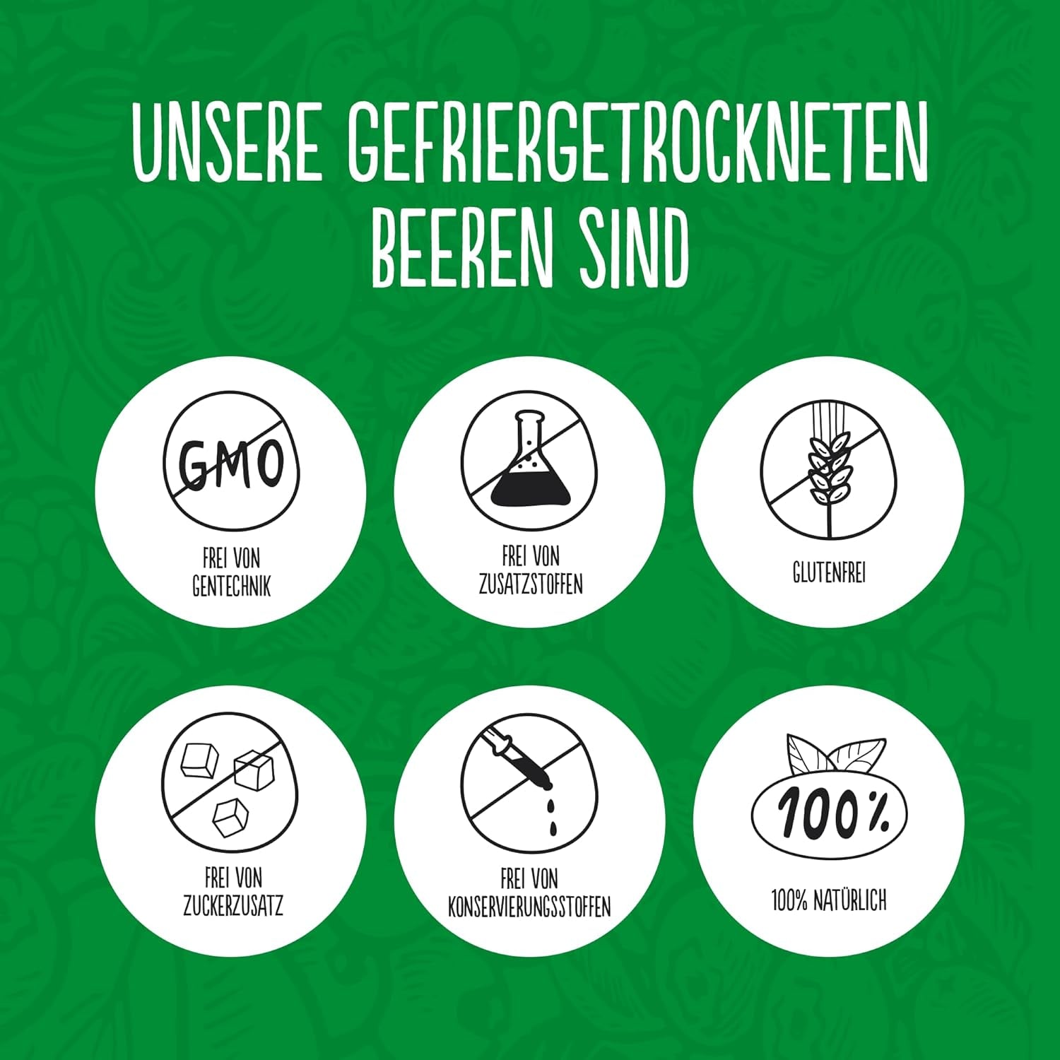 Super Garden Gefriergetrocknete Erdbeeren | Köstliche und 100 % reine gefriergetrocknete Früchte | Ganze getrocknete Erdbeeren für gesunde Snacks oder zum Backen | Gefriergetrocknete Erdbeeren 19g Naty Shop dehydrierte Produkte