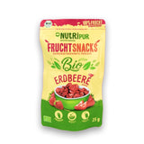 Bio-Gefriergetrocknete Erdbeeren: 70 g getrocknete Erdbeeren für Smoothie-Bowls, Müsli, Porridge-Toppings – gefriergetrocknete Beeren ohne Zuckerzusatz – gefriergetrocknete Erdbeeren – NutriPur-Früchte. Dehydrierte Produkte Naty Shop Standardtitel