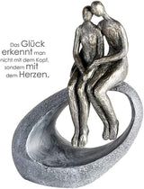 Casablanca - Skulptur - Dekofigur - Moment - Paar - Poly - farbige Bronze - 27 x 19 cm Statuetten und Skulpturen Naty Shop