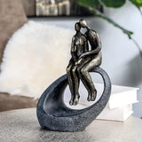 Casablanca - Skulptur - Dekofigur - Moment - Paar - Poly - farbige Bronze - 27 x 19 cm Statuetten und Skulpturen Naty Shop