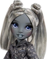 Rainbow High Shadow High Girl's Night – Luna Madison – 28 cm Modepuppe in Grautönen, Graues Haar & Outfit mit Accessoires und Kamm – Für Sammler und Kinder ab 6 Jahren