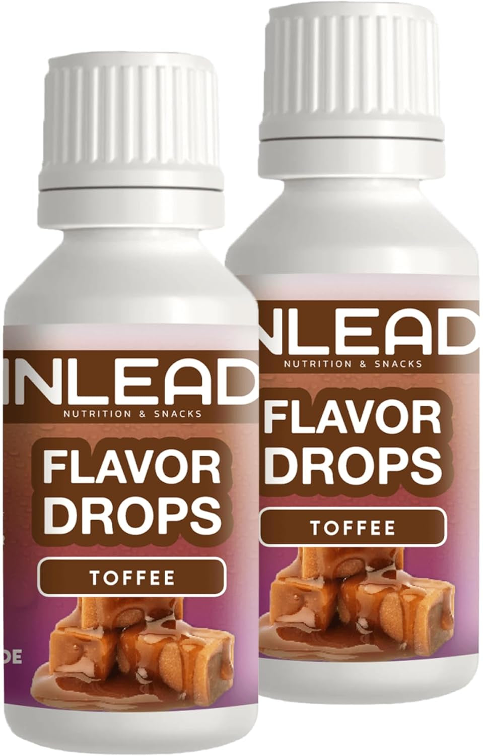 - Geschmackstropfen | Zucker- und kalorienfreies Aroma für Süßstoffe Naty Shop 2X 30 ml Toffee