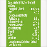 Birne-Apfel-Fruchtriegel (20 x 25 g), nur mit Früchten gesüßt, perfekter Snack für zwischendurch, zubereitet aus streng kontrollierten und ausgewählten Zutaten.