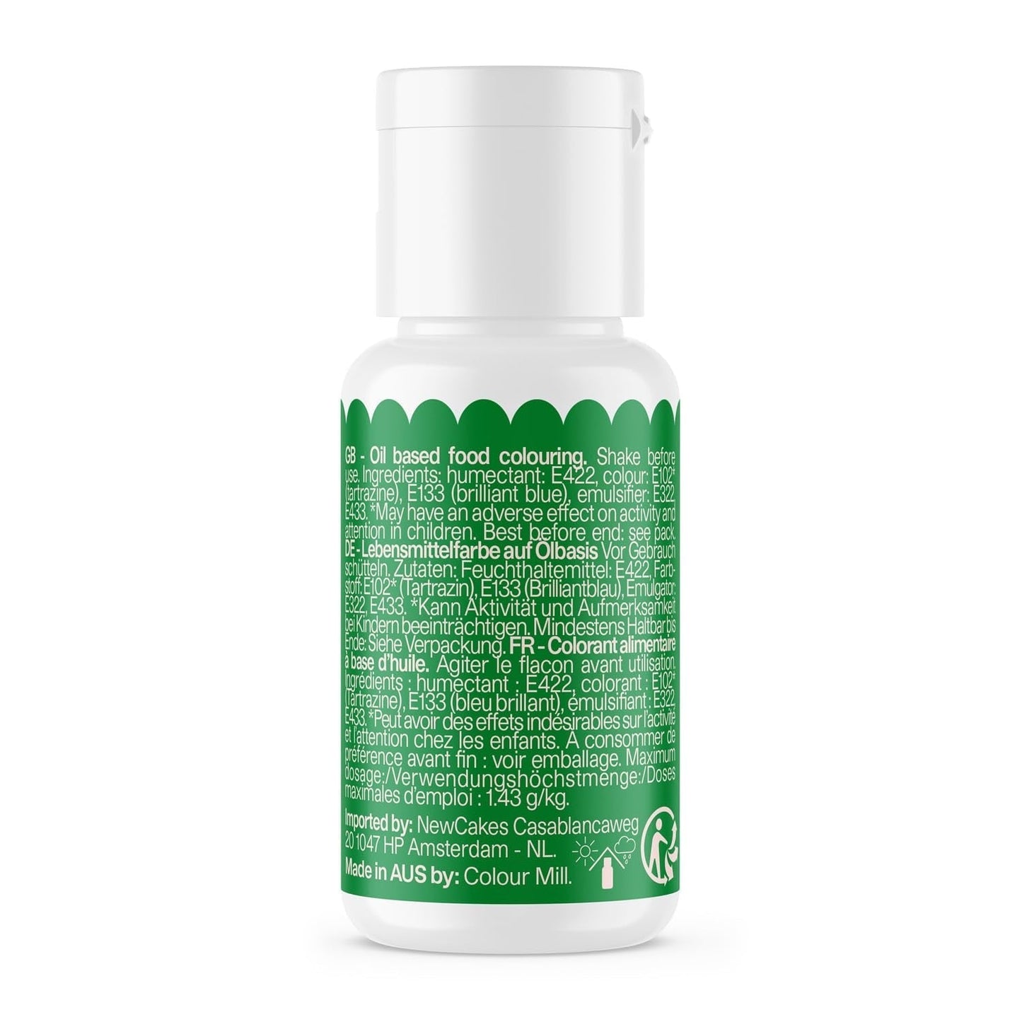 Lebensmittelfarbe Color Mill Oil Blend Forest Oil – Lebensmittelfarbe für Schokolade, Fondant, Muffins, Kuchen, Backen, Makronen – Lebensmittelfarbe zum Dekorieren von Kuchen – 100 ml
