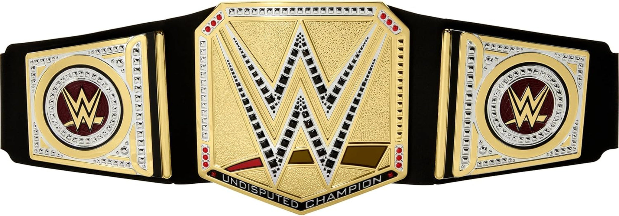 Mattel Mattel WWE Championship Gürtel, unbestrittener WWE Universal Championship Rollenspiel und Kostüm, ca. 100 cm langer Kunstledergürtel mit einzigartiger Passform, HYJ35 Actionfiguren Naty Shop Standardtitel