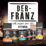 Der-Franz Melange Kaffee, Stärke 3/5, 100 % Arabica, ganze Kaffeebohnen, 4 x 1000 g