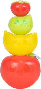 Lamaze L27471 Verrückte Giraffe, Spielzeug für Neugeborene, farbiges Baby-Sensorspielzeug, Geschenk für frischgebackene Eltern, Entwicklungsspielzeug für Jungen und Mädchen ab 12 Monaten. Babyspielzeug Naty Shop Basic Fruits