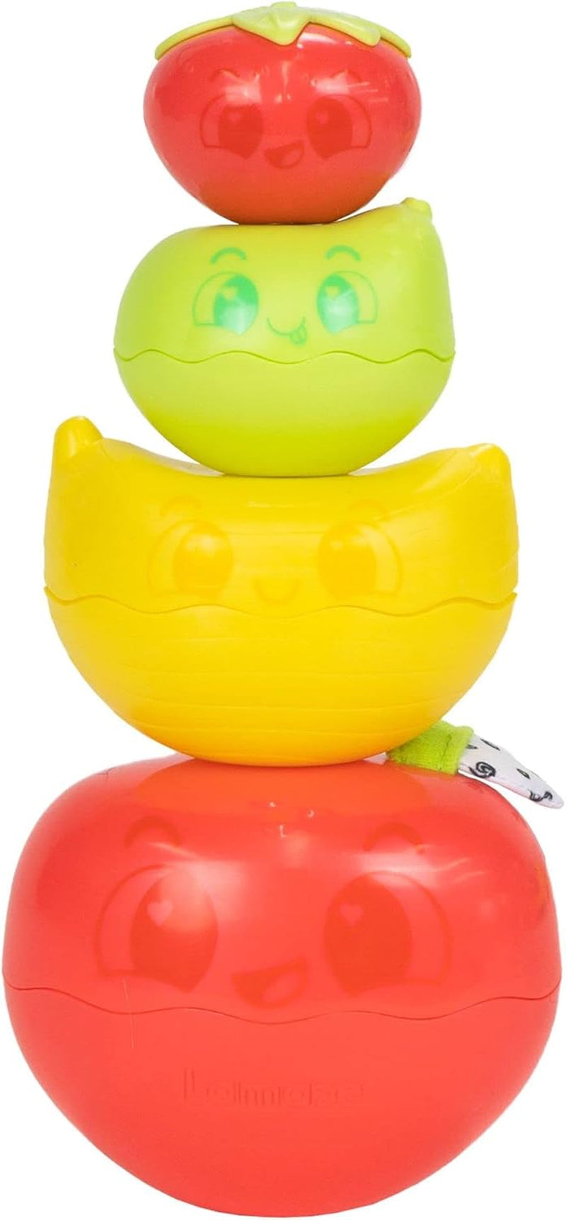 Lamaze L27471 Verrückte Giraffe, Spielzeug für Neugeborene, farbiges Baby-Sensorspielzeug, Geschenk für frischgebackene Eltern, Entwicklungsspielzeug für Jungen und Mädchen ab 12 Monaten. Babyspielzeug Naty Shop Basic Fruits